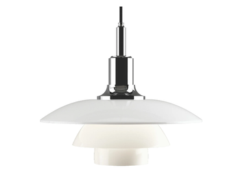 PH 3½-3 - Opal glass pendant lamp by Louis Poulsen - view 2